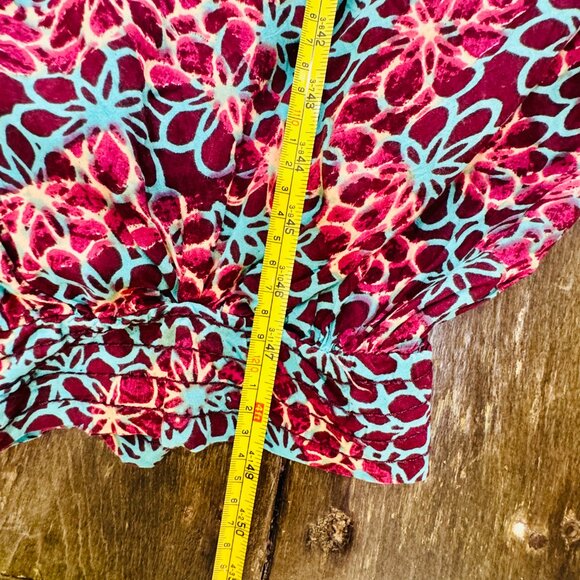 Anthropologie Women's Printed Smocked Button Front Lounge Jumpsuit  SZ LG - Picture 12 of 15